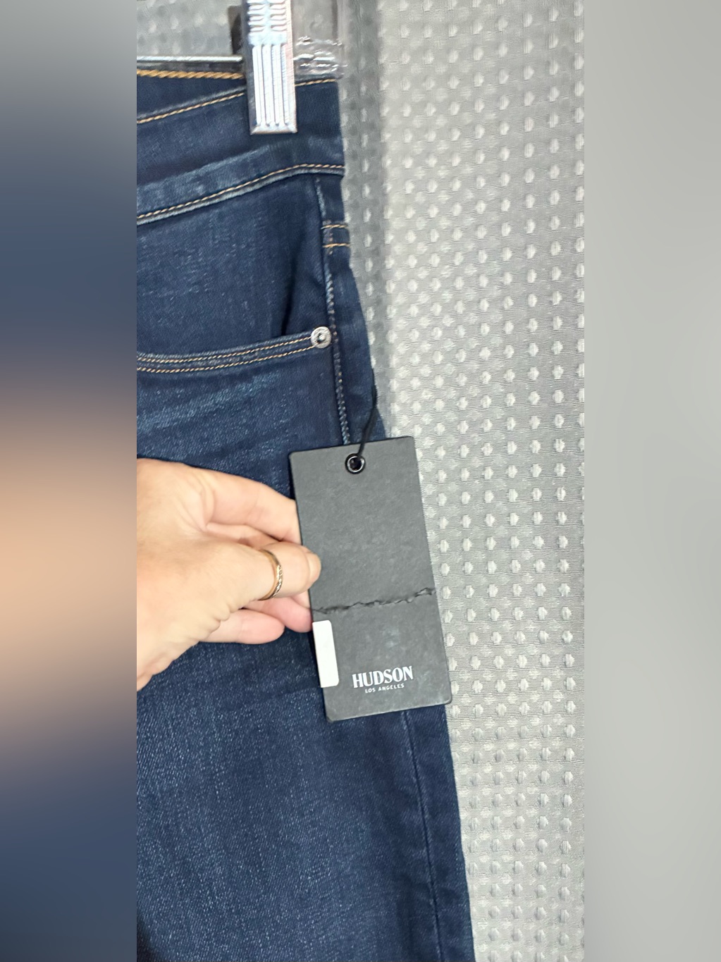 Hudson Barbara Jeans Sz 26 Italian Stretch Denim High Rise Skinny New W/Tags — image 5 of 8